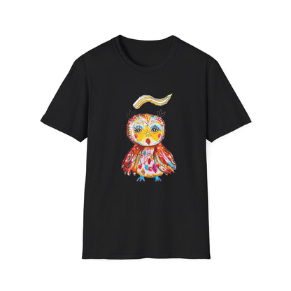 Colorful Owls Softstyle T-Shirt - The Song Maker