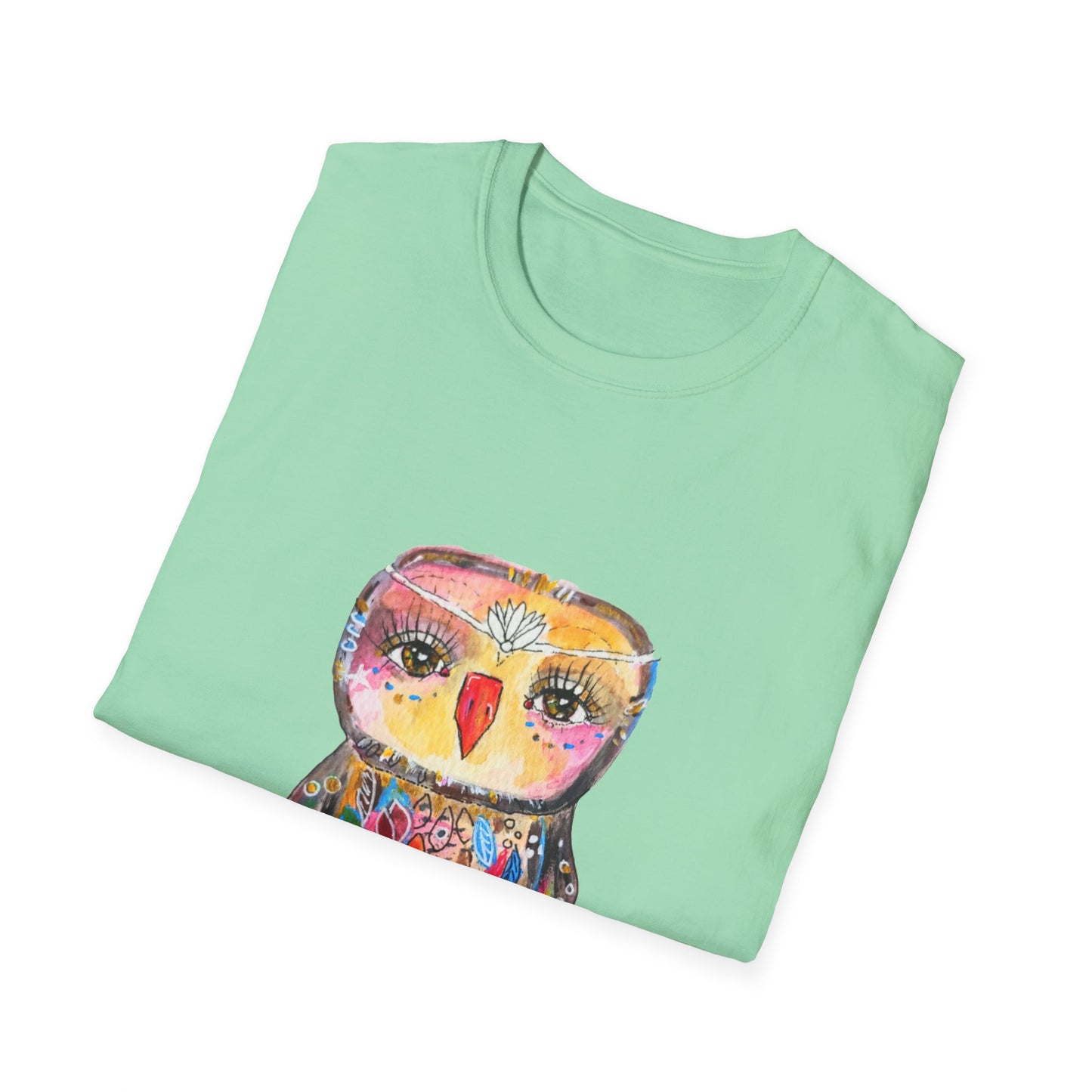 Colorful Owls Softstyle T-Shirt - The Princess