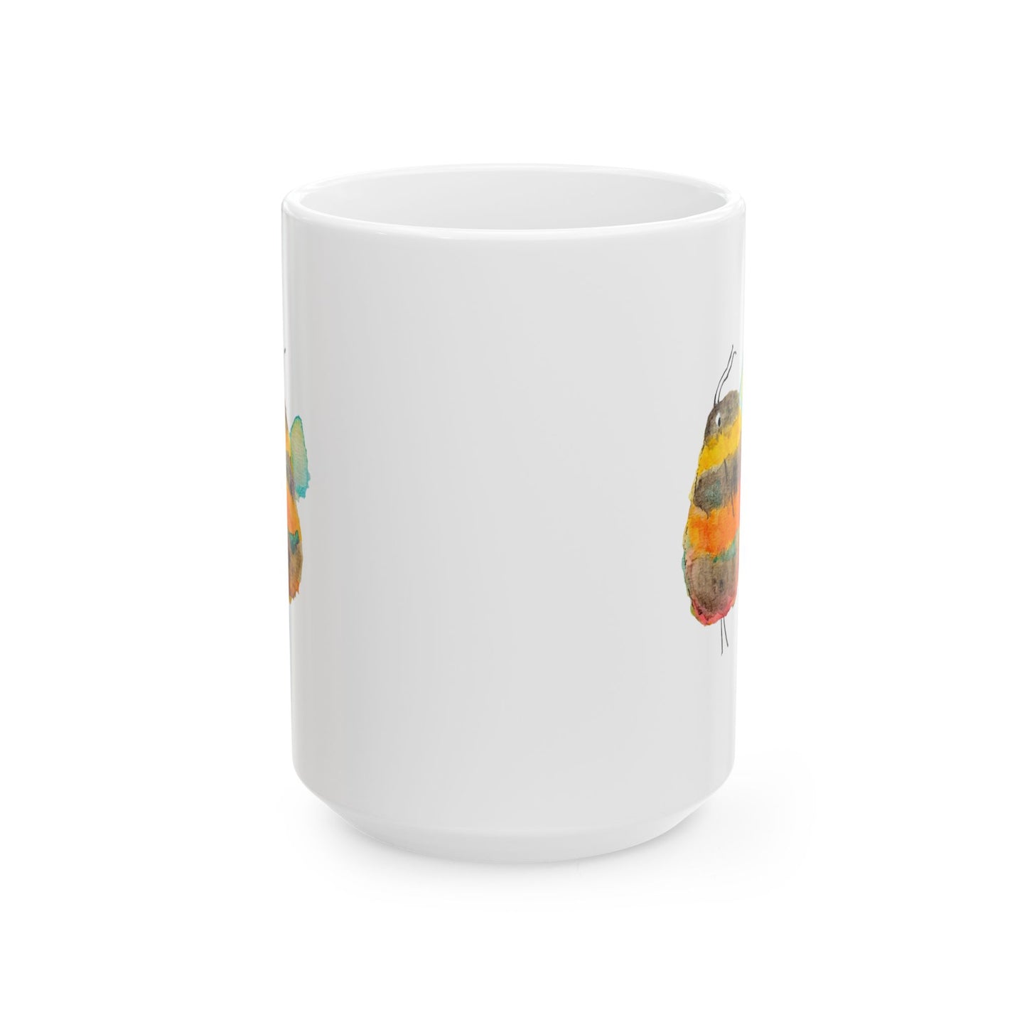 Chumblebees White Ceramic Mug
