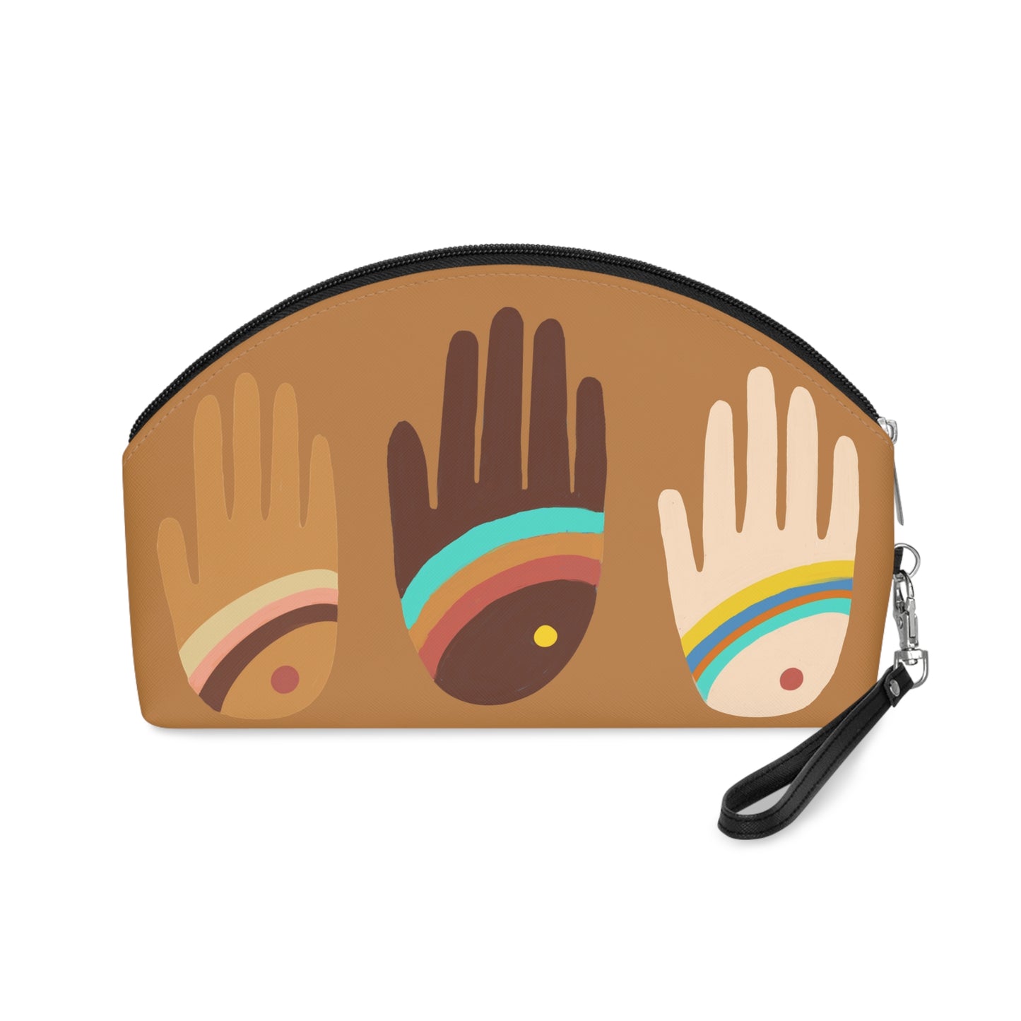 Rainbow Hands Little Essentials Bag | Camel