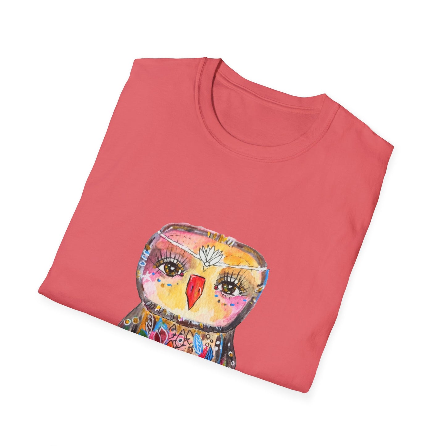 Colorful Owls Softstyle T-Shirt - The Princess