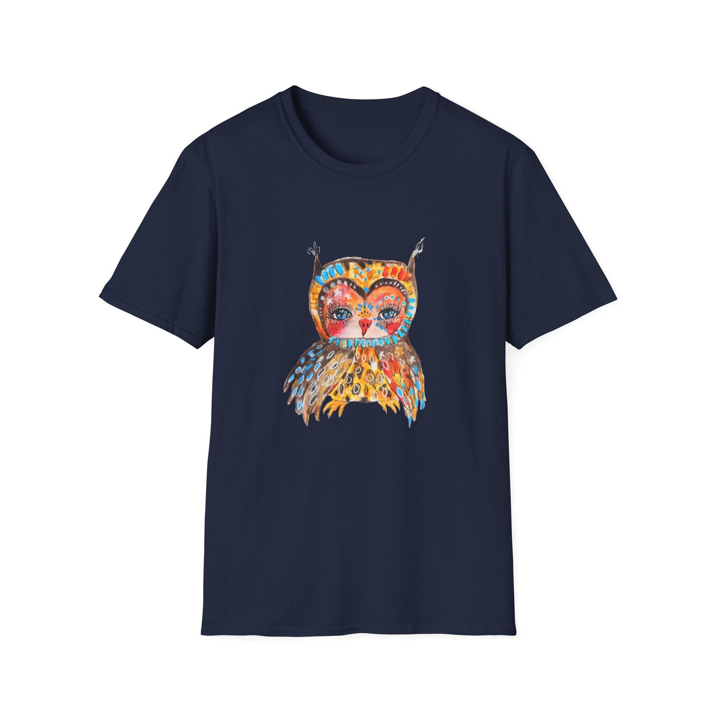 Colorful Owls Softstyle T-Shirt - The Sweetheart
