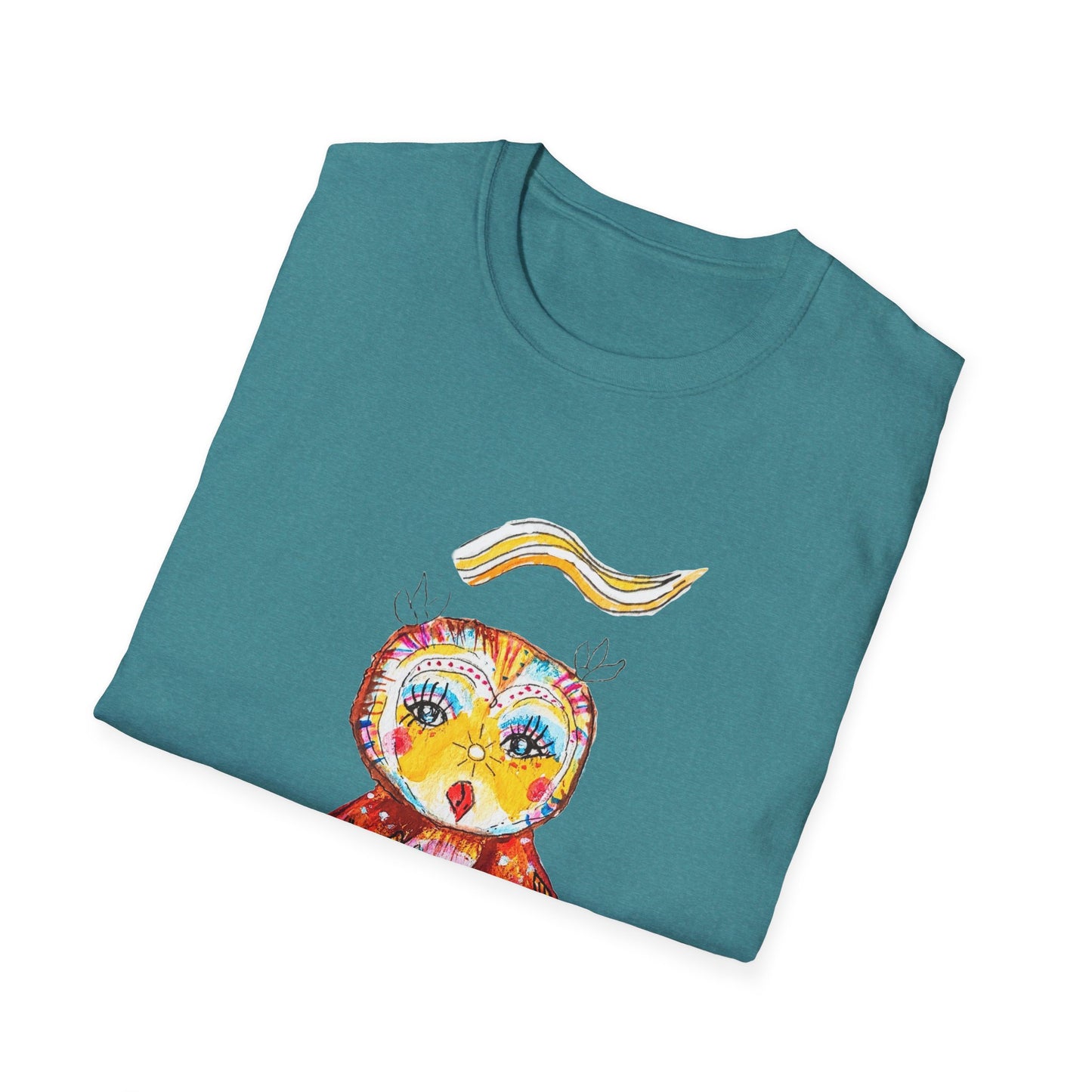 Colorful Owls Softstyle T-Shirt - The Song Maker