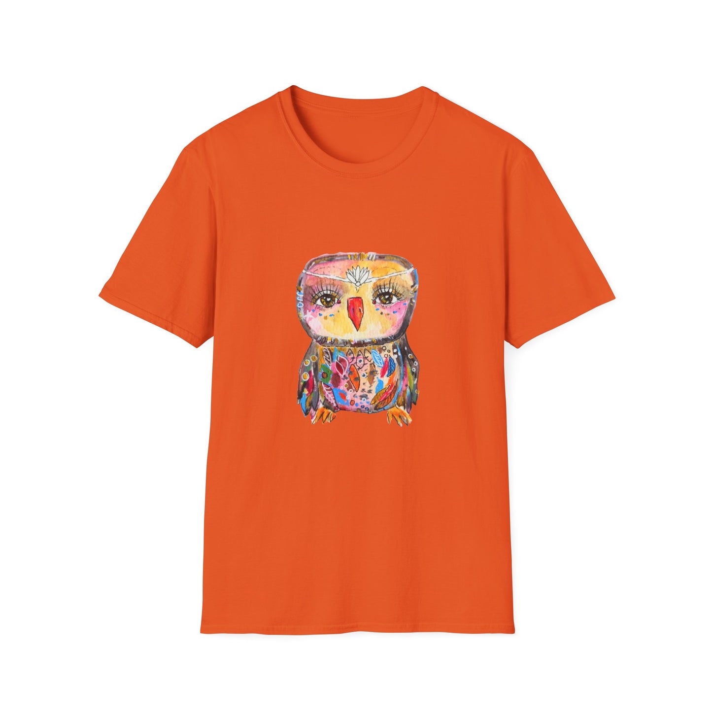 Colorful Owls Softstyle T-Shirt - The Princess