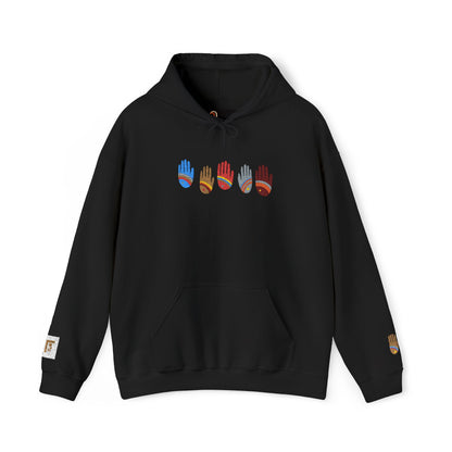 Rainbow Hands Hoodie | Rainbow Handprints in Multiple Colors