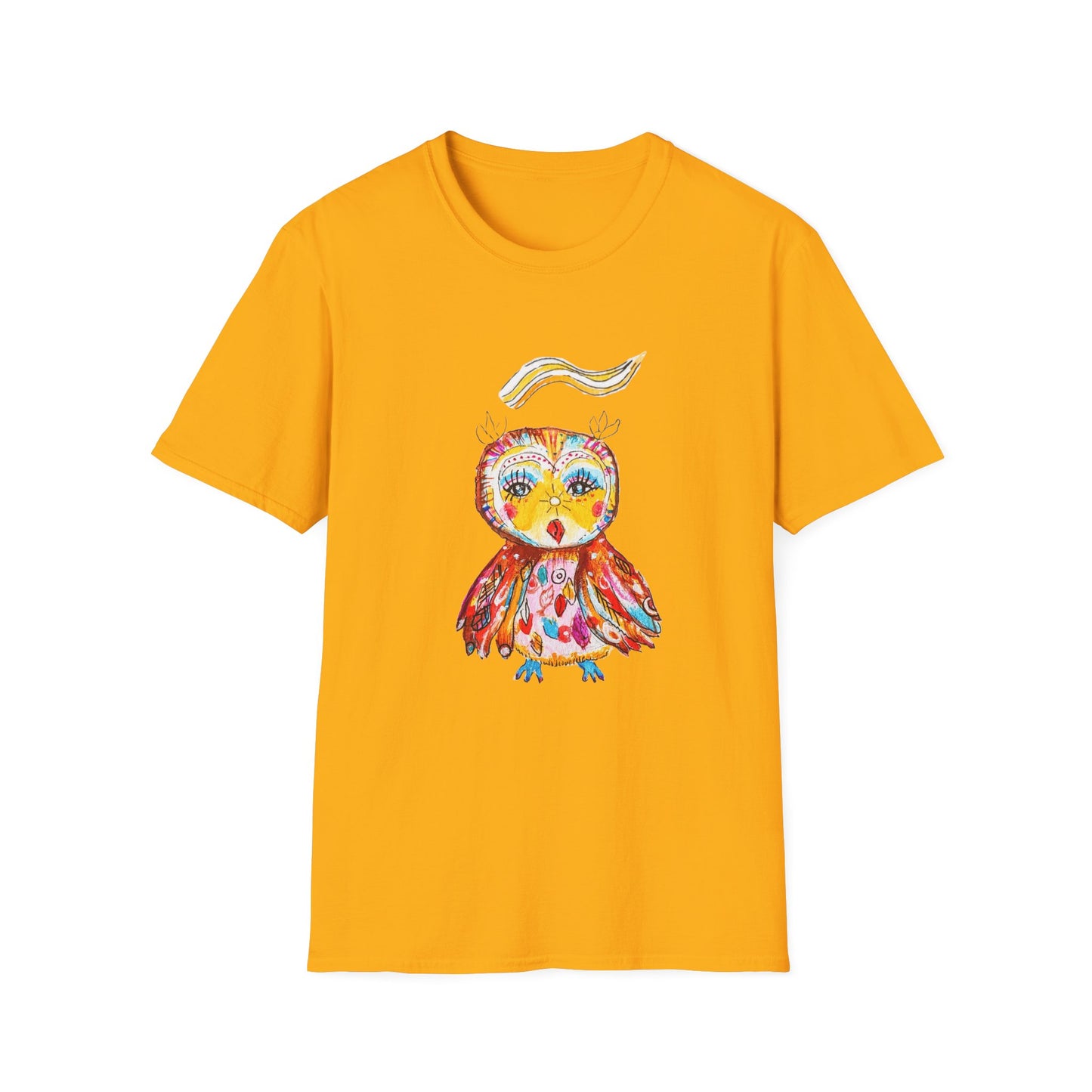 Colorful Owls Softstyle T-Shirt - The Song Maker