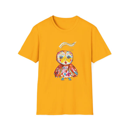 Colorful Owls Softstyle T-Shirt - The Song Maker