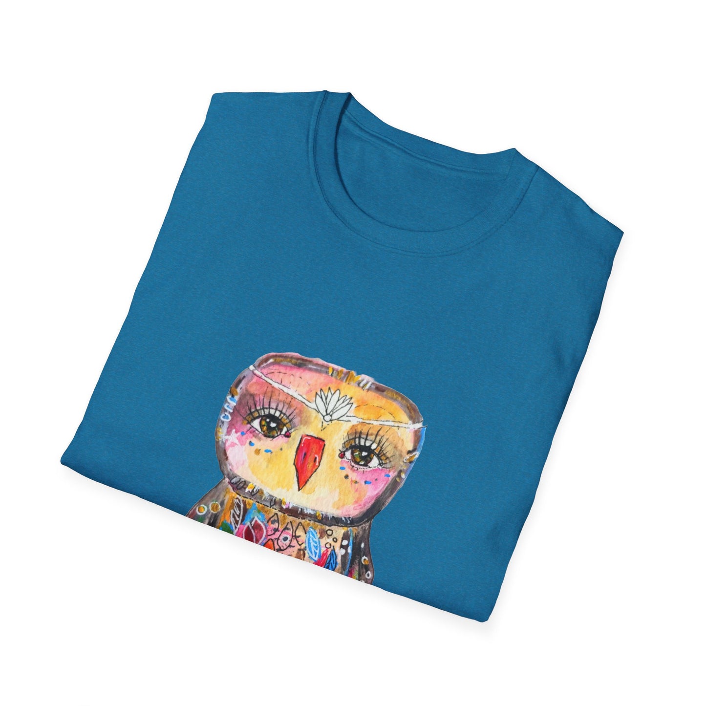 Colorful Owls Softstyle T-Shirt - The Princess