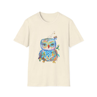 Colorful Owls Softstyle T-shirt - The Babushka