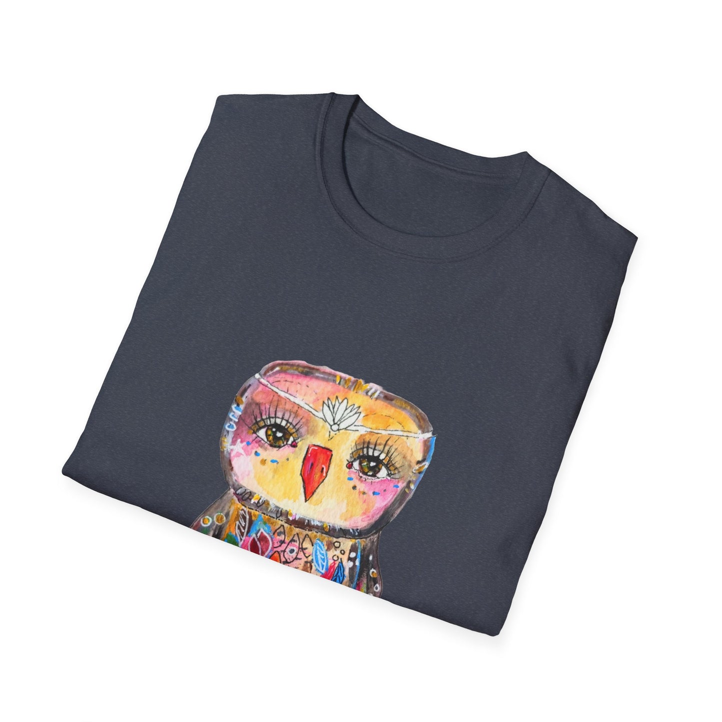 Colorful Owls Softstyle T-Shirt - The Princess