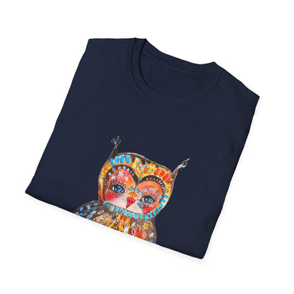 Colorful Owls Softstyle T-Shirt - The Sweetheart
