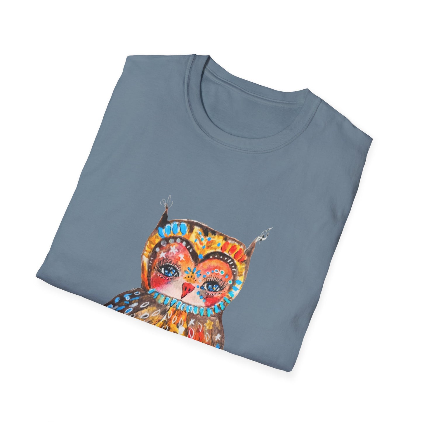 Colorful Owls Softstyle T-Shirt - The Sweetheart