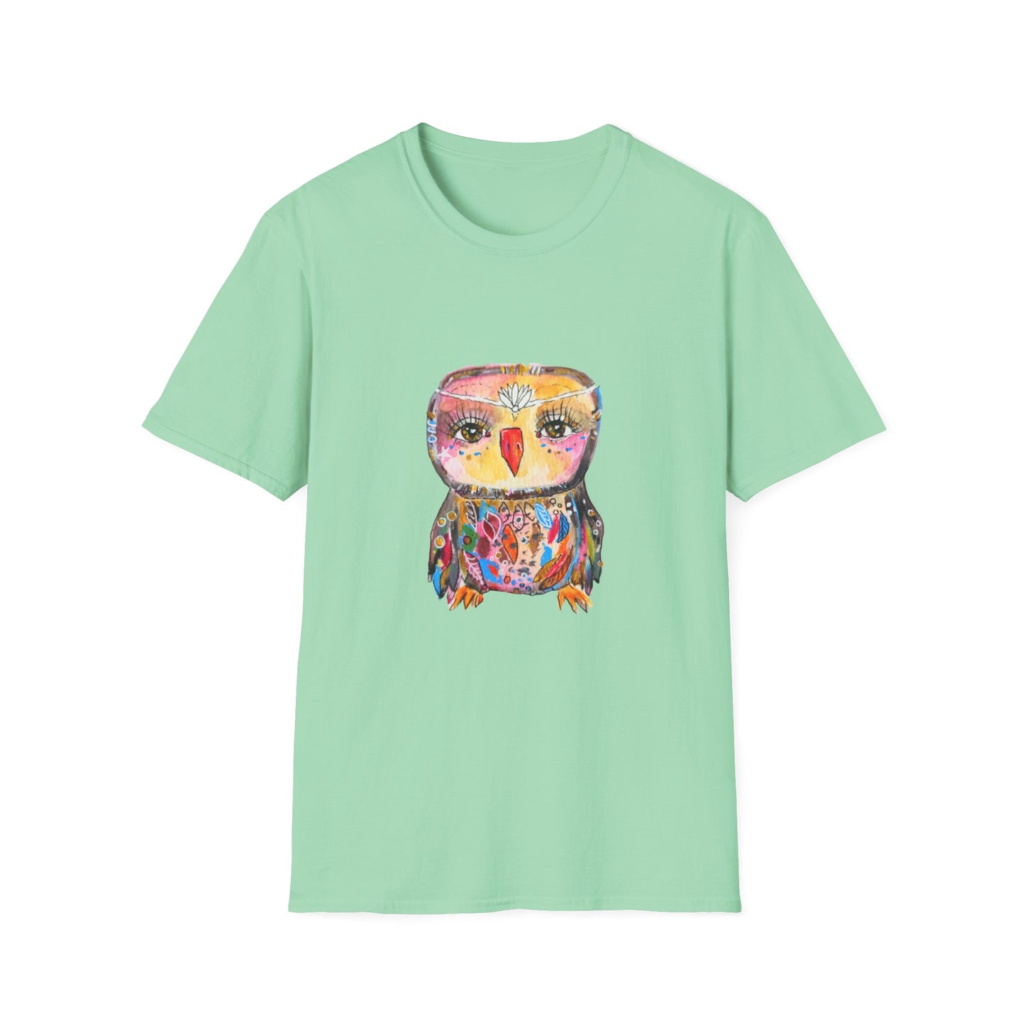 Colorful Owls Softstyle T-Shirt - The Princess