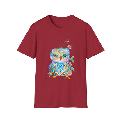Colorful Owls Softstyle T-shirt - The Babushka