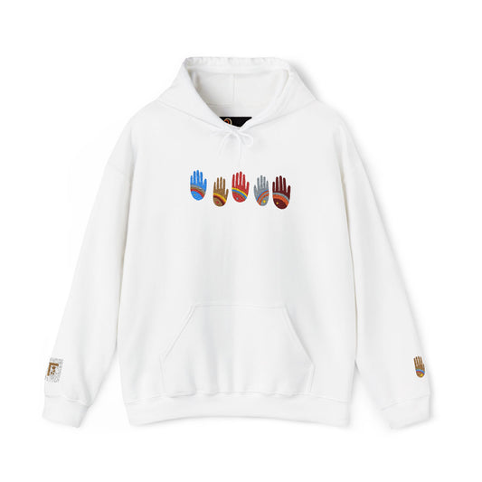 Rainbow Hands Hoodie | Rainbow Handprints in Multiple Colors