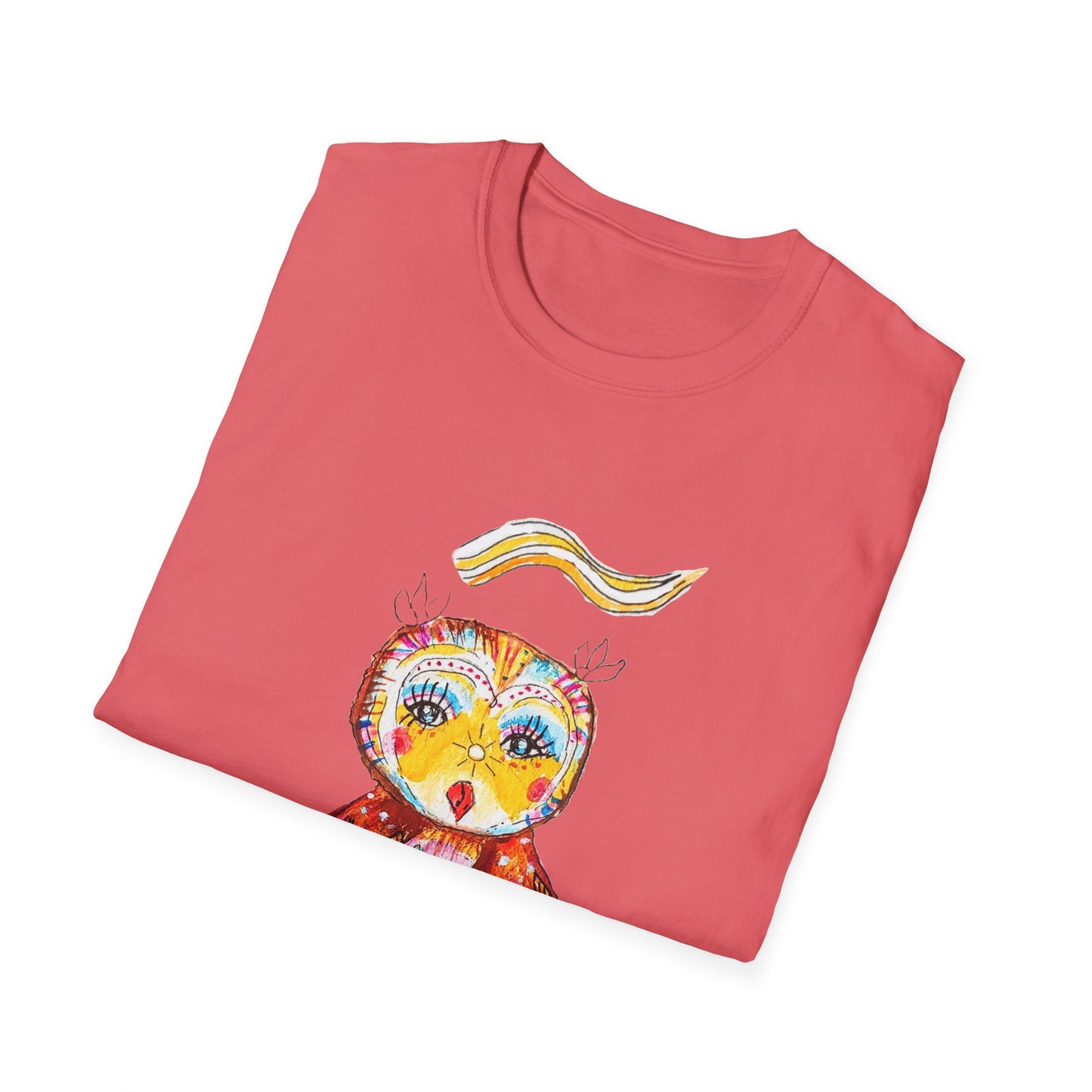 Colorful Owls Softstyle T-Shirt - The Song Maker