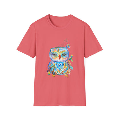 Colorful Owls Softstyle T-shirt - The Babushka