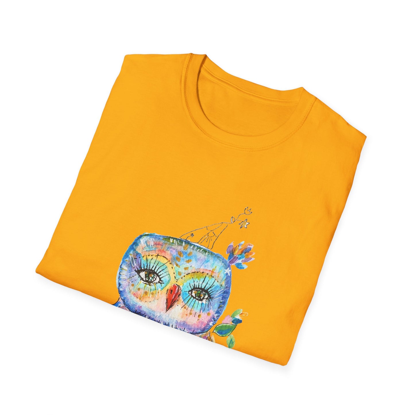 Colorful Owls Softstyle T-shirt - The Babushka