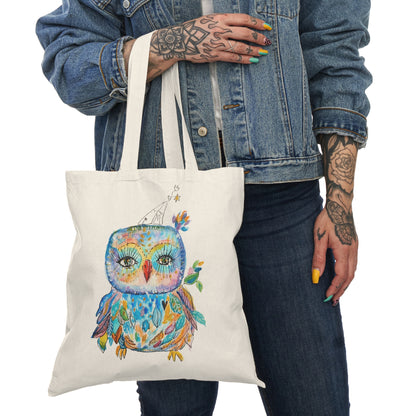 Colorful Owls - The Babushka Tote Bag