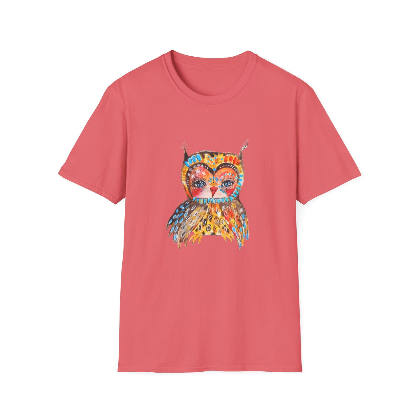 Colorful Owls Softstyle T-Shirt - The Sweetheart