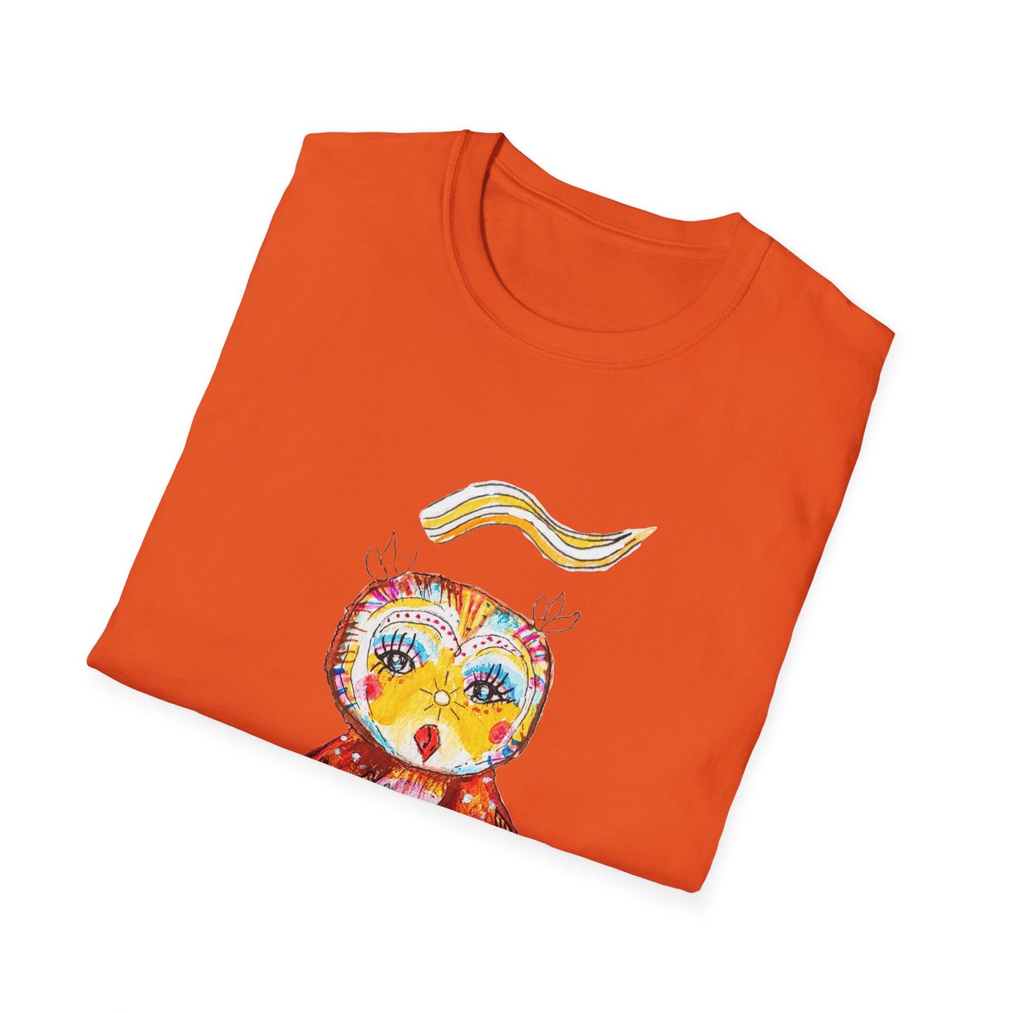 Colorful Owls Softstyle T-Shirt - The Song Maker
