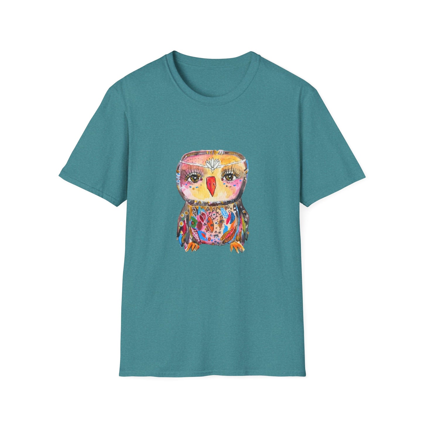 Colorful Owls Softstyle T-Shirt - The Princess