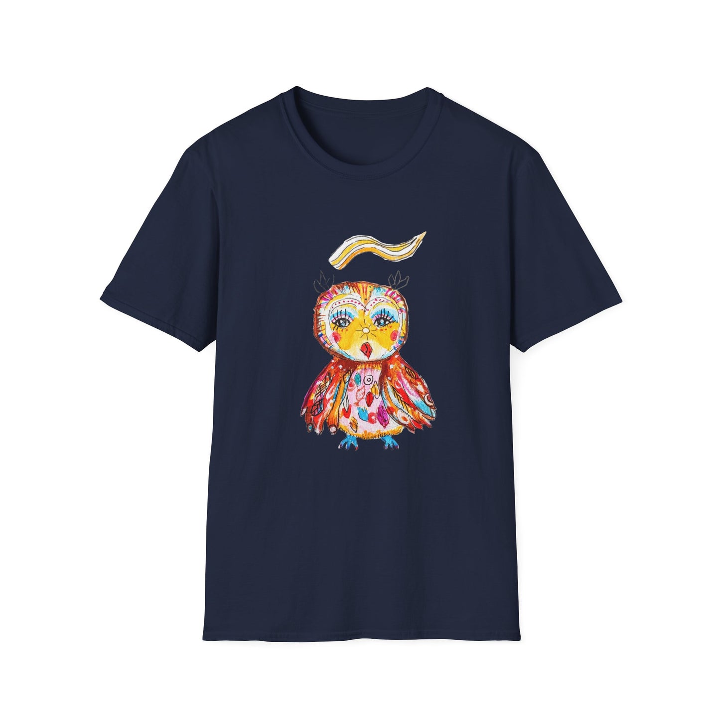 Colorful Owls Softstyle T-Shirt - The Song Maker