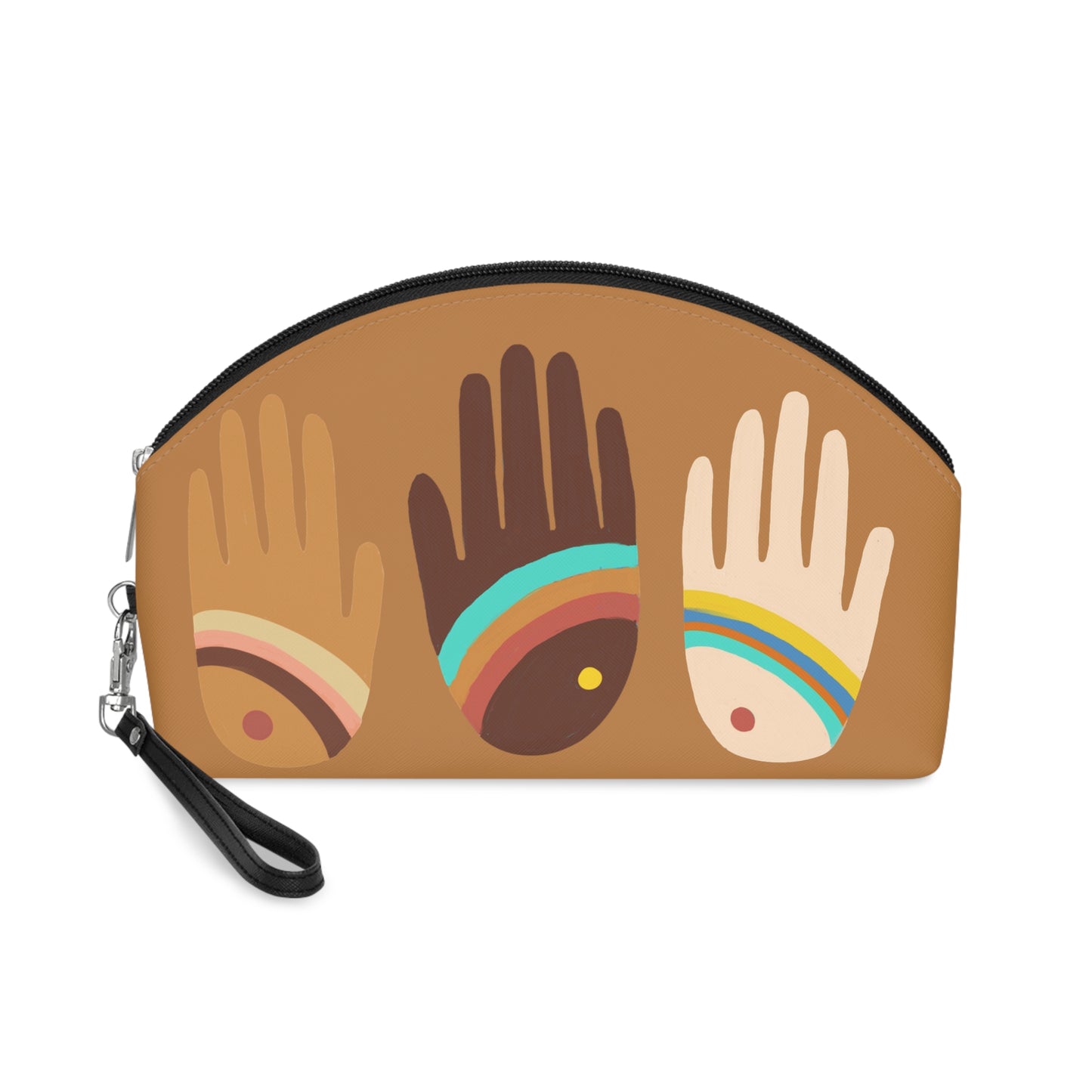 Rainbow Hands Little Essentials Bag | Camel