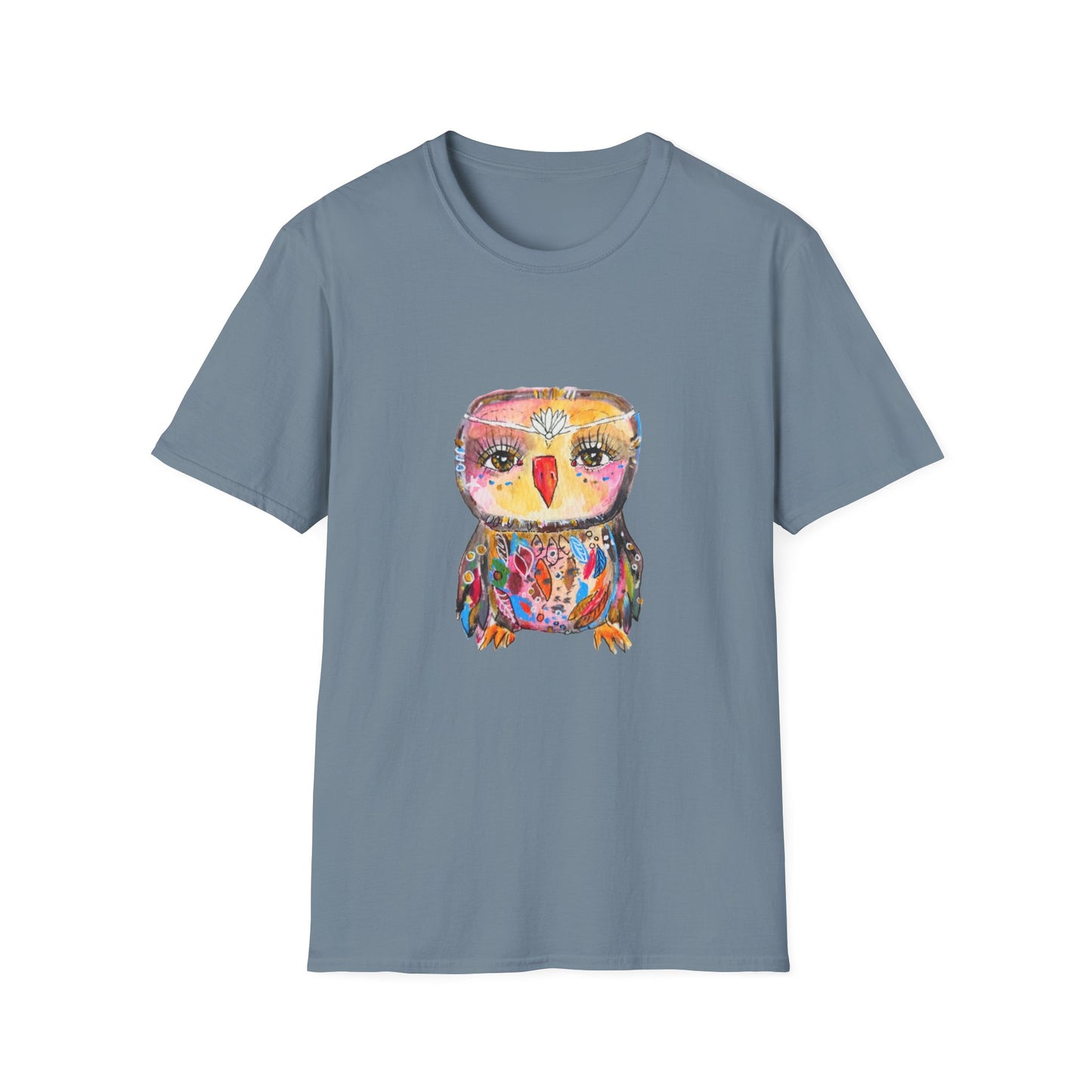 Colorful Owls Softstyle T-Shirt - The Princess