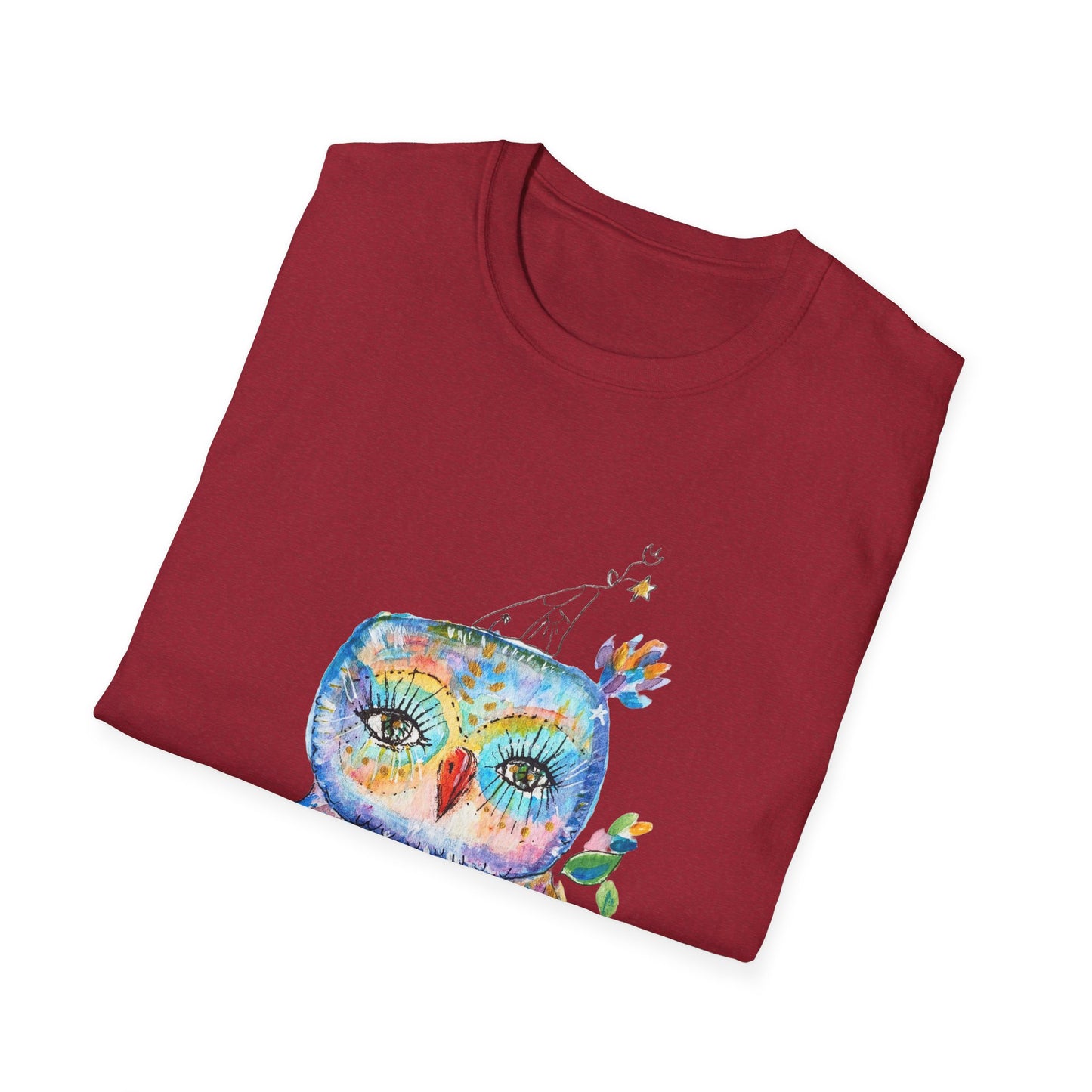 Colorful Owls Softstyle T-shirt - The Babushka