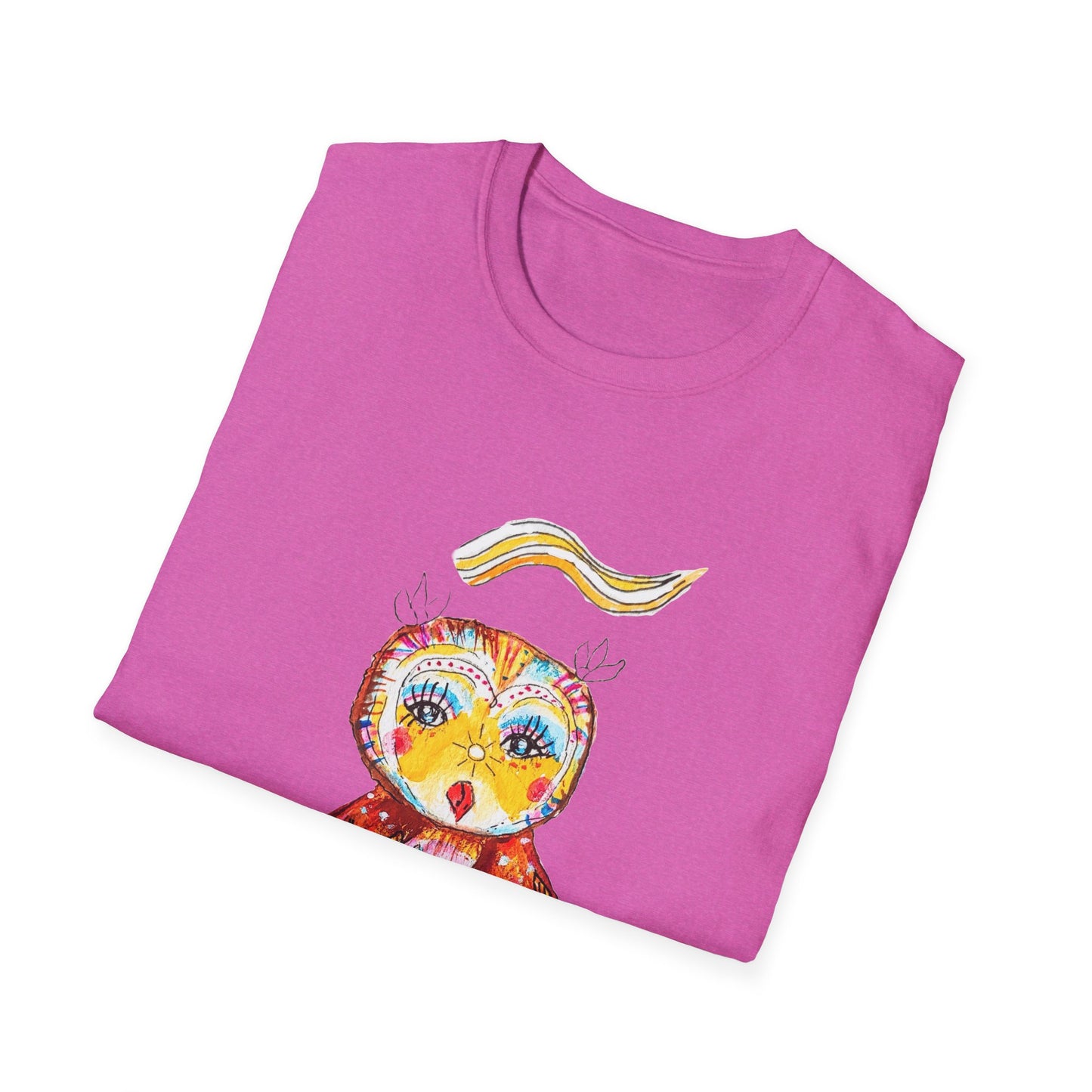 Colorful Owls Softstyle T-Shirt - The Song Maker