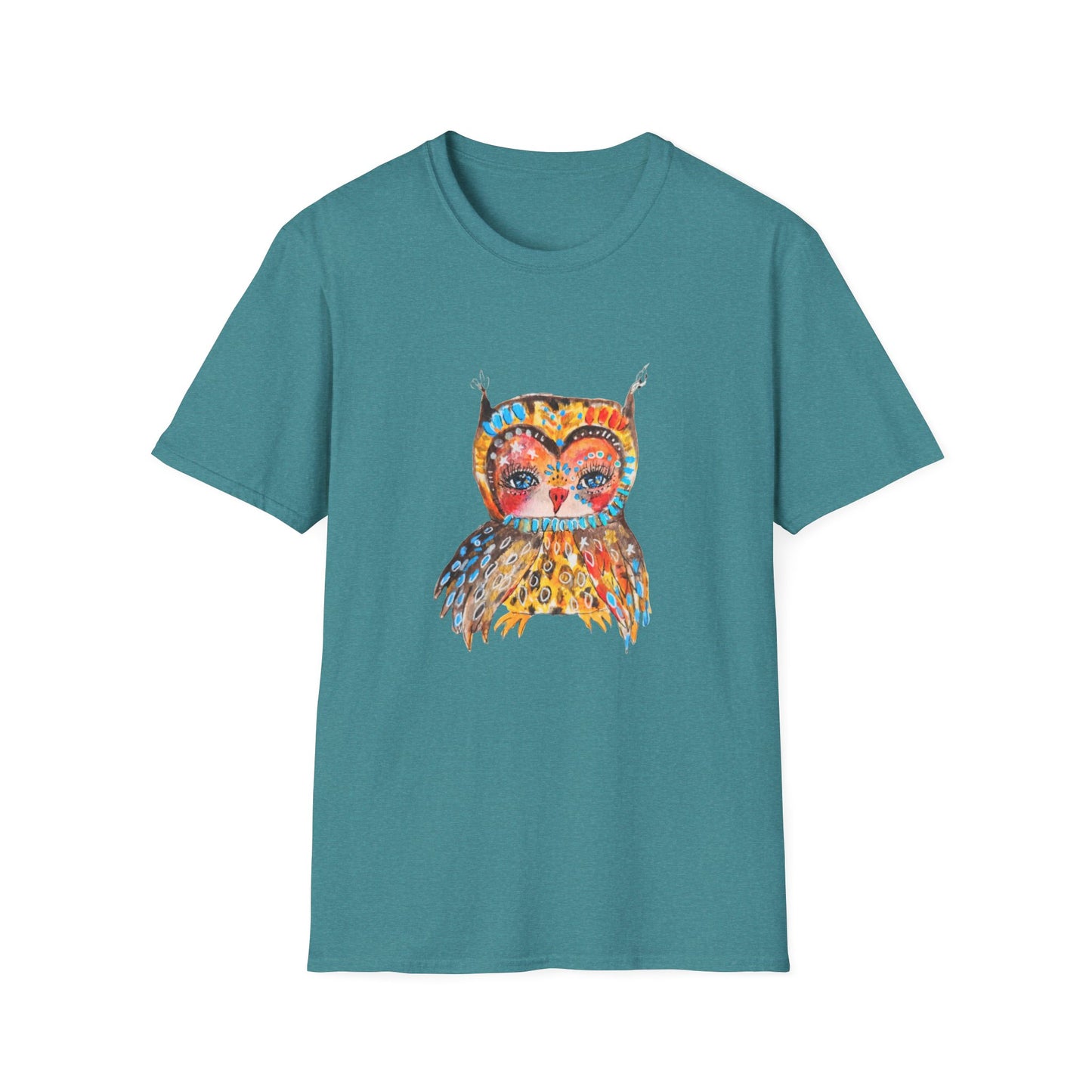 Colorful Owls Softstyle T-Shirt - The Sweetheart