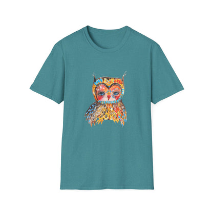 Colorful Owls Softstyle T-Shirt - The Sweetheart