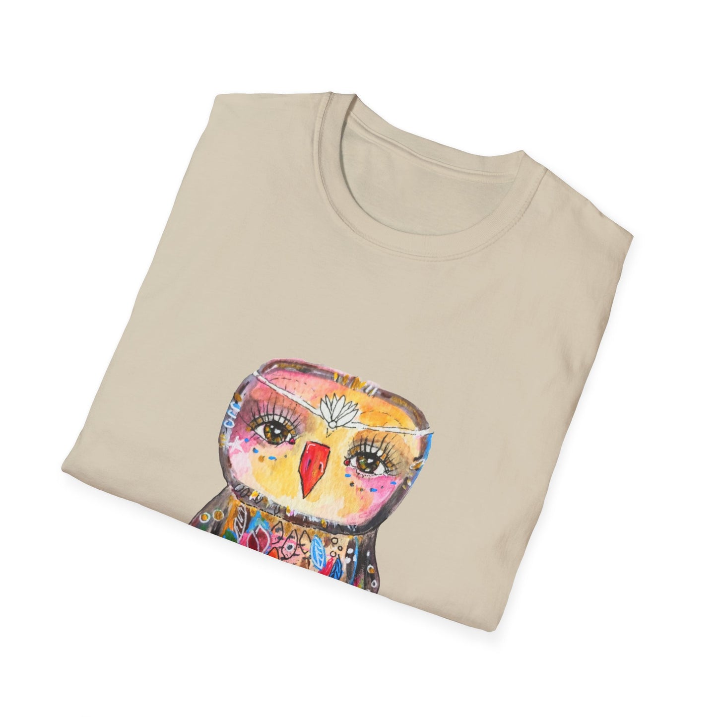 Colorful Owls Softstyle T-Shirt - The Princess
