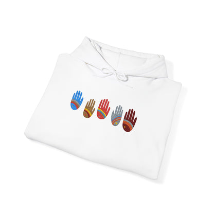 Rainbow Hands Hoodie | Rainbow Handprints in Multiple Colors