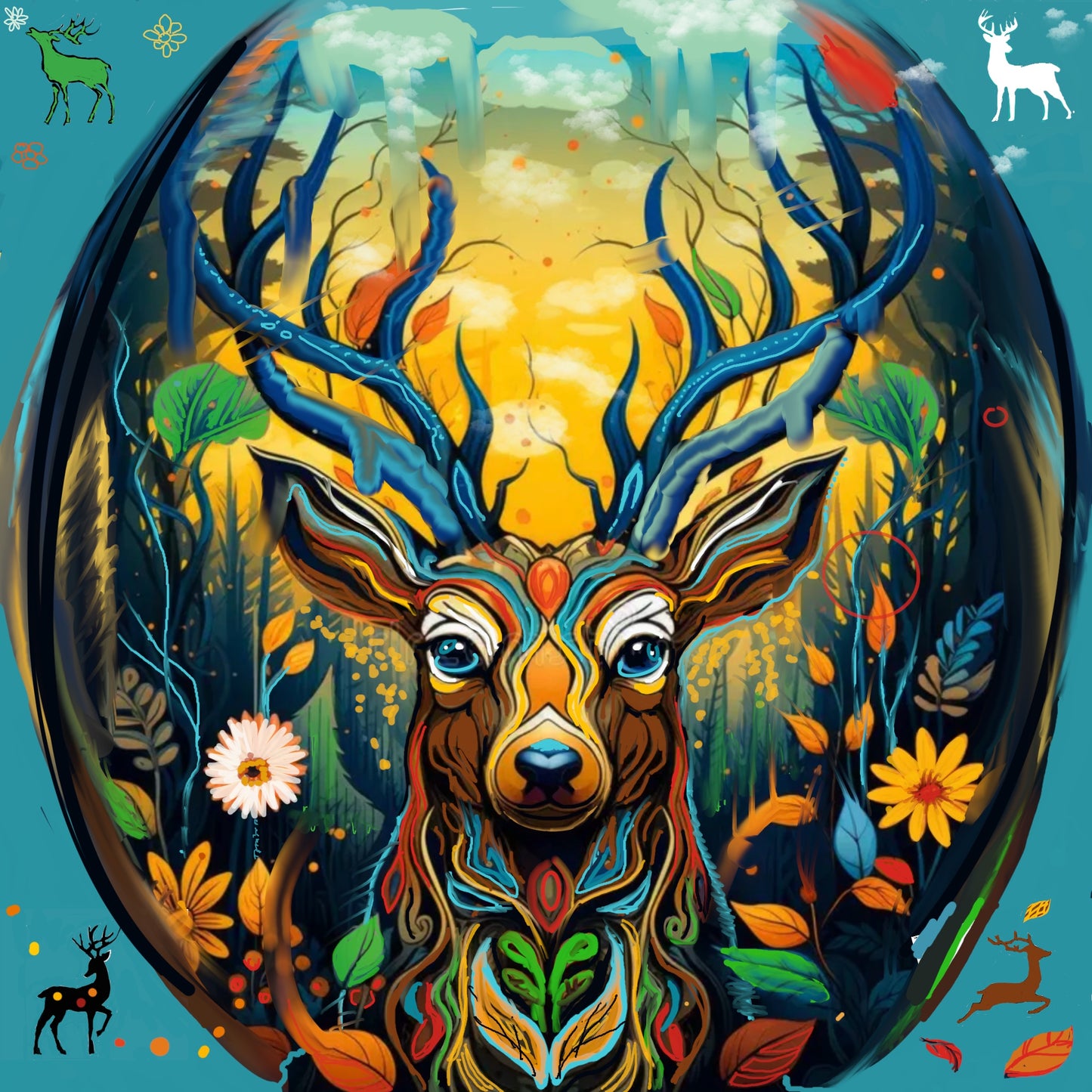 Deer/Celebrate Nature Print